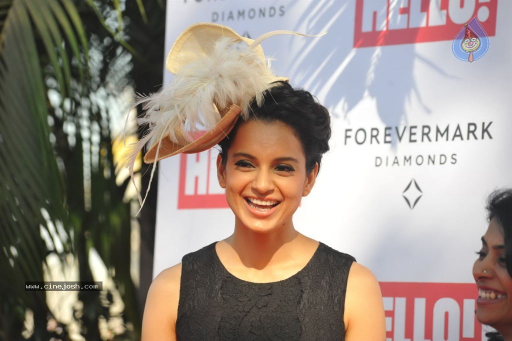 Kangana Ranaut at the HELLO Class Race 2014 - 61 / 78 photos