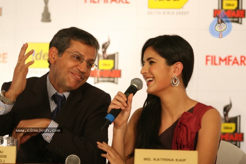 Katrina at 55th Idea Filmfare Awards 2010 Press Meet - 1 / 37 photos