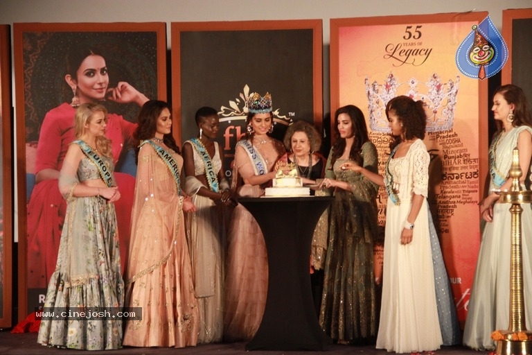 Manushi Chhillar At Femina Miss India Conference - 9 / 12 photos