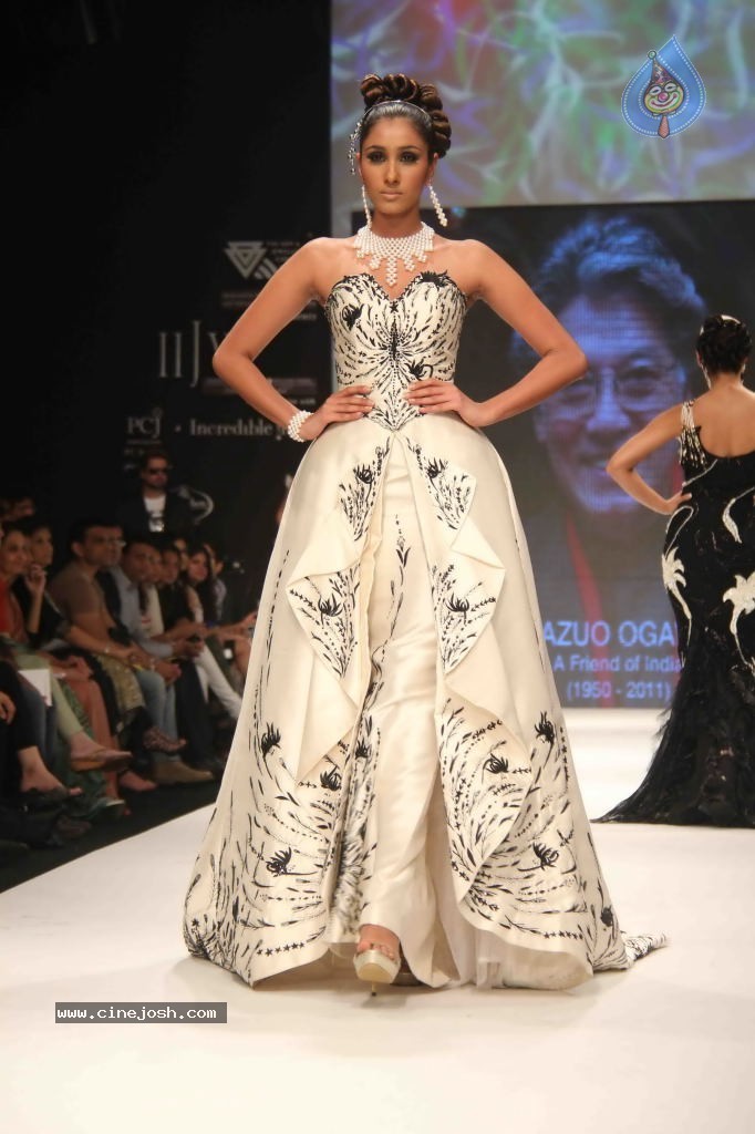 Models at IIJW 2011 Ramp Walk Show - 34 / 91 photos