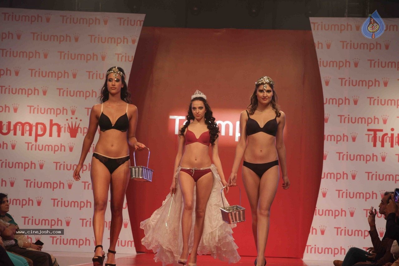Models walk the Ramp at the Triumph Fashion Show 2015 - 49 / 52 photos