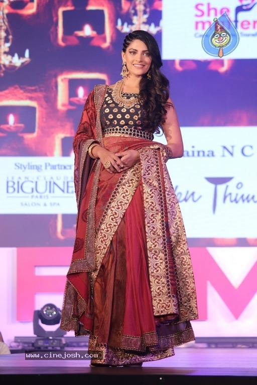 Pooja Hegde and Shamita Shetty at She Matters Fashion Show Photos - 31 / 55 photos