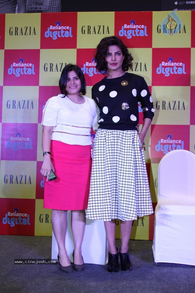 Priyanka Chopra Launches Grazia Magazine Cover - 29 / 40 photos