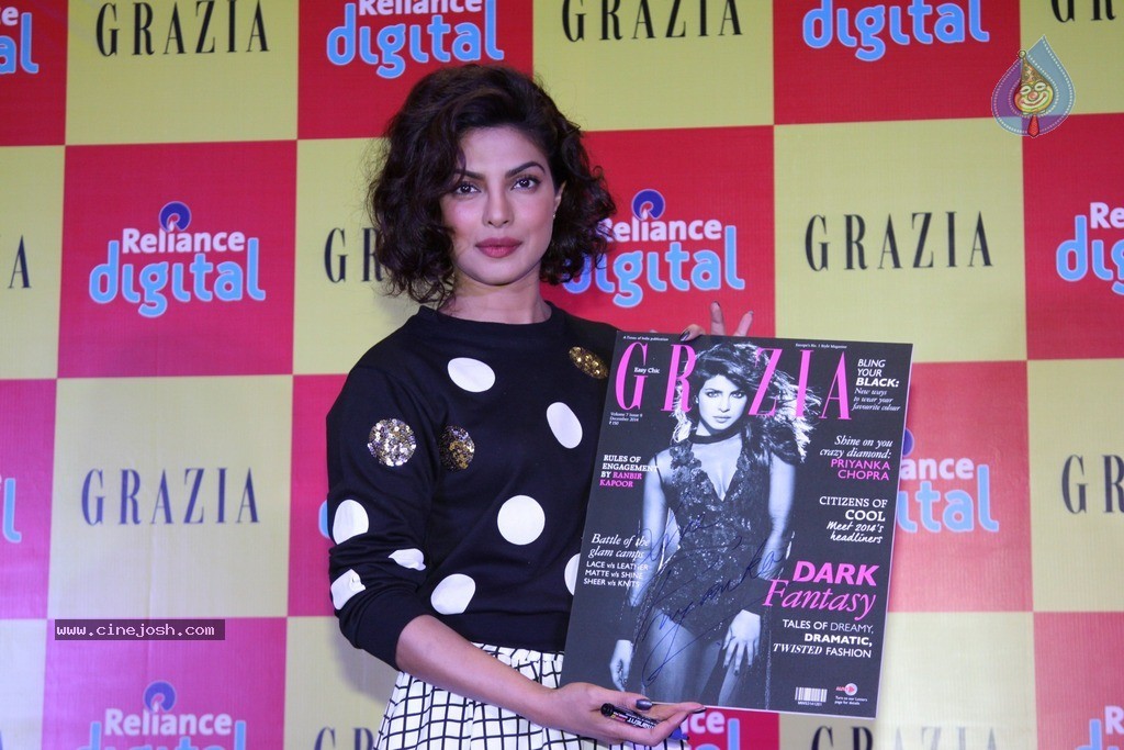 Priyanka Chopra Launches Grazia Magazine Cover - 39 / 40 photos