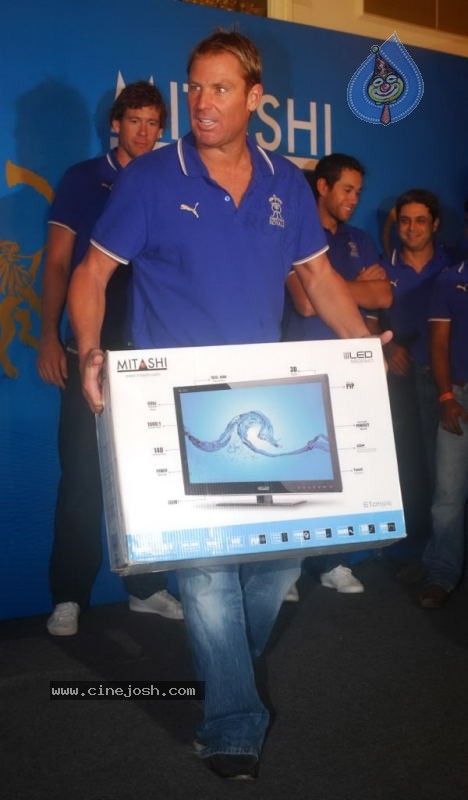 Rajasthan Royals Team Launches New Range of LCD Mitashi - 10 / 27 photos