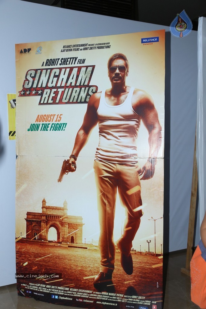 Singham Returns Promotional Event - 100 / 129 photos