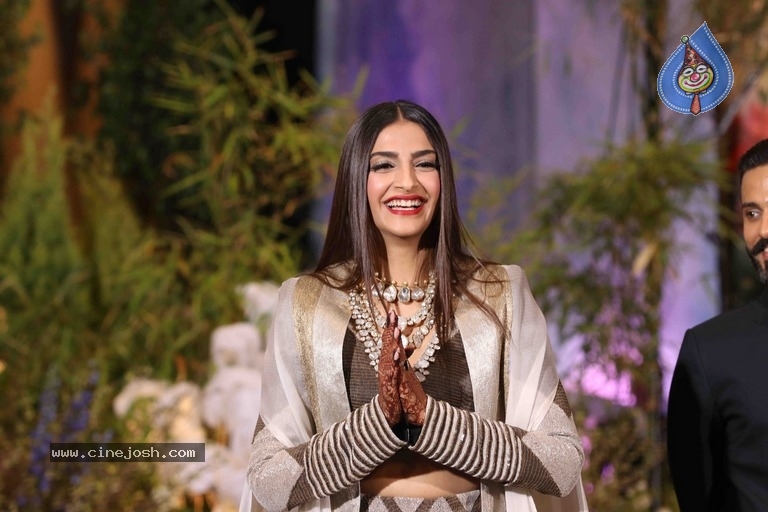 Sonam Kapoor And Anand Ahuja Wedding Reception Photos - 25 / 37 photos