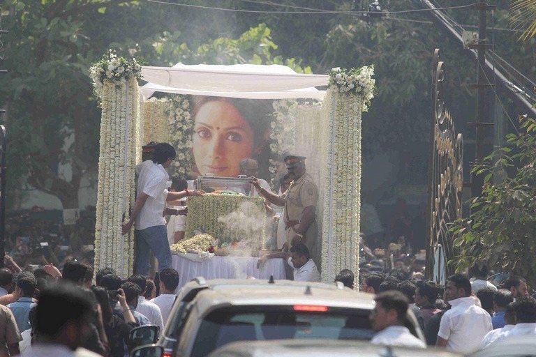 Sridevi Last Journey From Celebration Sports Club - 2 / 4 photos