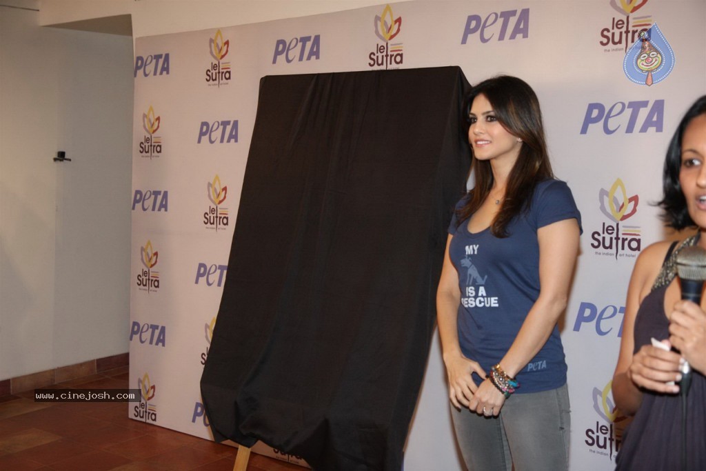 Sunny Leone Unveils PETA ad Campaign - 10 / 59 photos