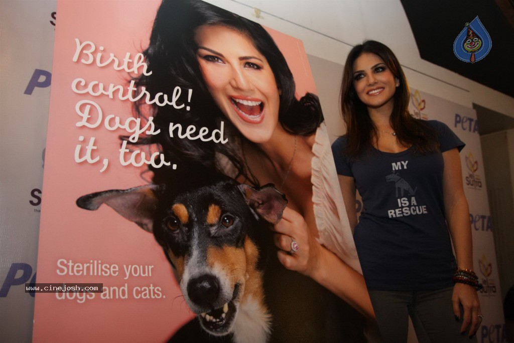 Sunny Leone Unveils PETA ad Campaign - 43 / 59 photos
