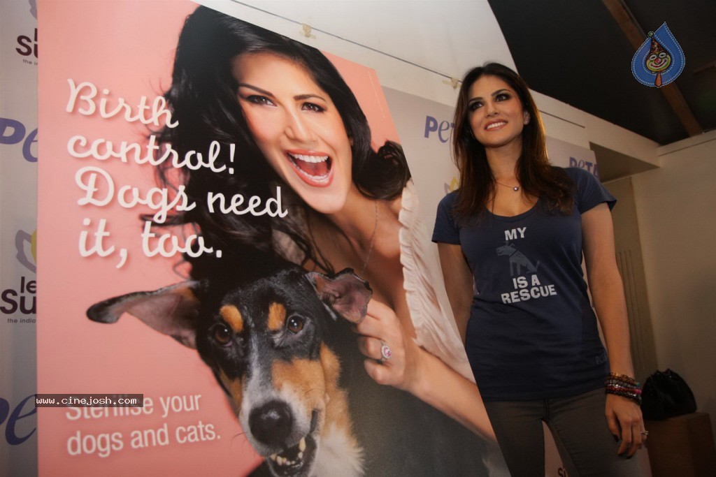 Sunny Leone Unveils PETA ad Campaign - 50 / 59 photos