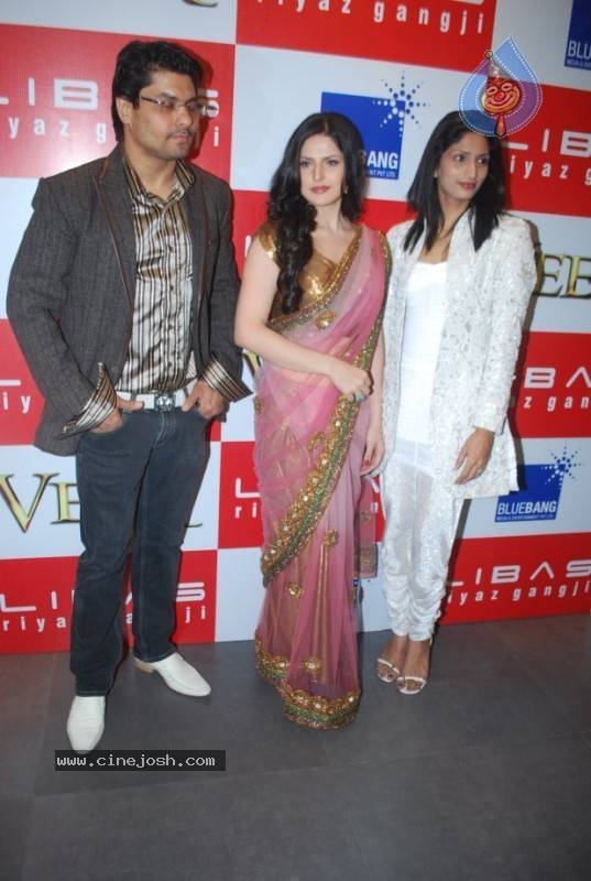 Zarine Khan At Riyaz Gangji's Libas Store - 1 / 30 photos