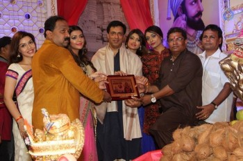 Calendar Girls Team at Andheri Cha Raja - 32 of 42