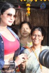 Veena Malik Visits Kamathipura - 17 of 17