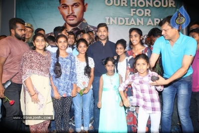 Army People Watching Naa Peru Surya Movie - 46 of 55