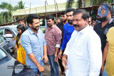Chinna Babu Movie Team At Simhachalam Temple - 7 of 26