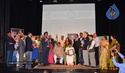 Chiranjeevi  Praises Guinness Record Winner Ramana Murthy - 6 of 21