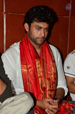 Fidaa Team at Maddi Anjaneya Swamy Temple - 41 of 42