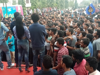 Husharu Movie Team Bus Tour Vijayawada - 3 of 14