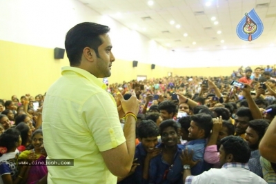 Idi Naa Love Story Promotions At Guduru Narayana College - 7 of 8