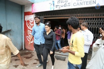 Jakkanna Team Visits Hyderabad Theaters - 36 of 63