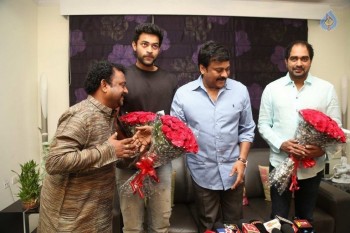 Kanche Team Meets Chiranjeevi - 16 of 57