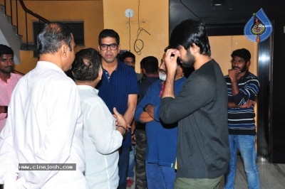 Mega Star Chiranjeevi Watching Vijetha Movie - 9 of 28