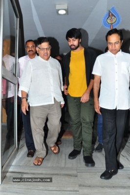 Mega Star Chiranjeevi Watching Vijetha Movie - 10 of 28