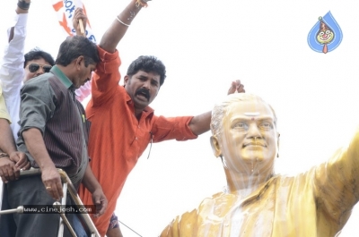 NBK Fans RALLY At Vijayawada - 9 of 21