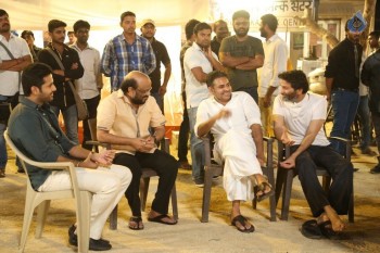 Pawan Kalyan Visits A Aa Sets - 1 of 2