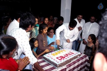Raju Gari Gadhi team Diwali Celebrations at Care Centre - 43 of 49