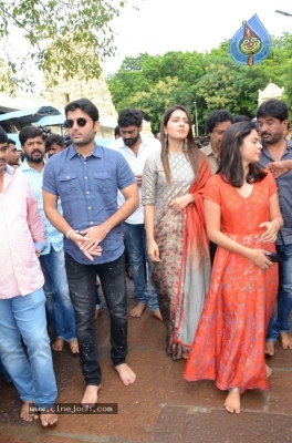 Srinivasa Kalyanam Movie Team Visits Dwaraka Tirumala - 11 of 50