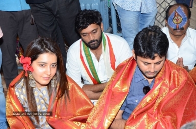 Srinivasa Kalyanam Movie Team Visits Dwaraka Tirumala - 23 of 50