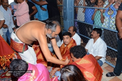 Srinivasa Kalyanam Movie Team Visits Dwaraka Tirumala - 27 of 50