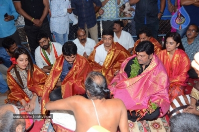 Srinivasa Kalyanam Movie Team Visits Dwaraka Tirumala - 34 of 50