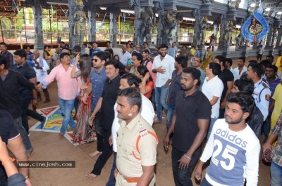 Srinivasa Kalyanam Movie Team Visits Dwaraka Tirumala - 35 of 50