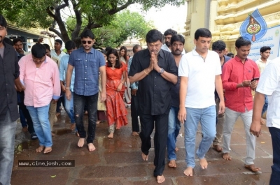 Srinivasa Kalyanam Movie Team Visits Dwaraka Tirumala - 37 of 50