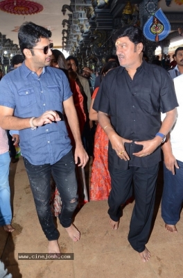 Srinivasa Kalyanam Movie Team Visits Dwaraka Tirumala - 44 of 50