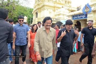Srinivasa Kalyanam Movie Team Visits Dwaraka Tirumala - 45 of 50