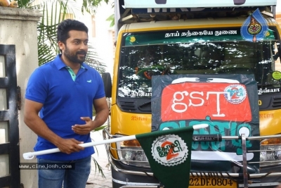 Suriya Flag Off Gst Vandi From Golisoda 2 Promotions - 4 of 15