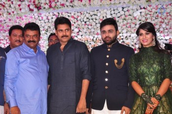 Talasani Srinivas Yadav Daughter Swathi Wedding Reception 1 - 22 of 103