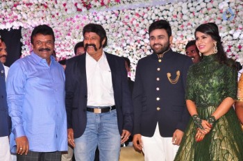 Talasani Srinivas Yadav Daughter Swathi Wedding Reception 1 - 34 of 103