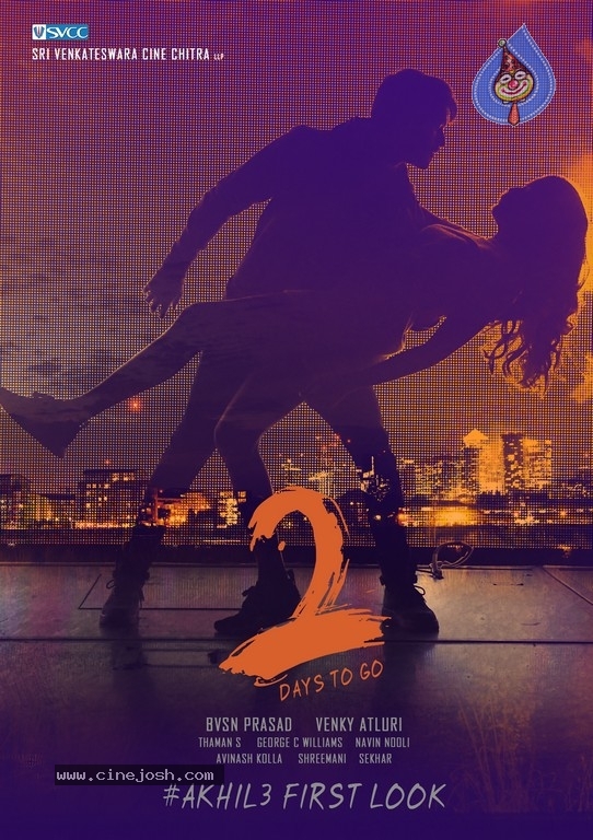 Akhil 3 2 days to go Poster - 1 / 1 photos