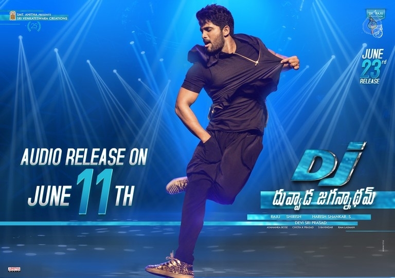 DJ - Duvvada Jagannadham Audio Release Poster and Photo - 1 / 2 photos