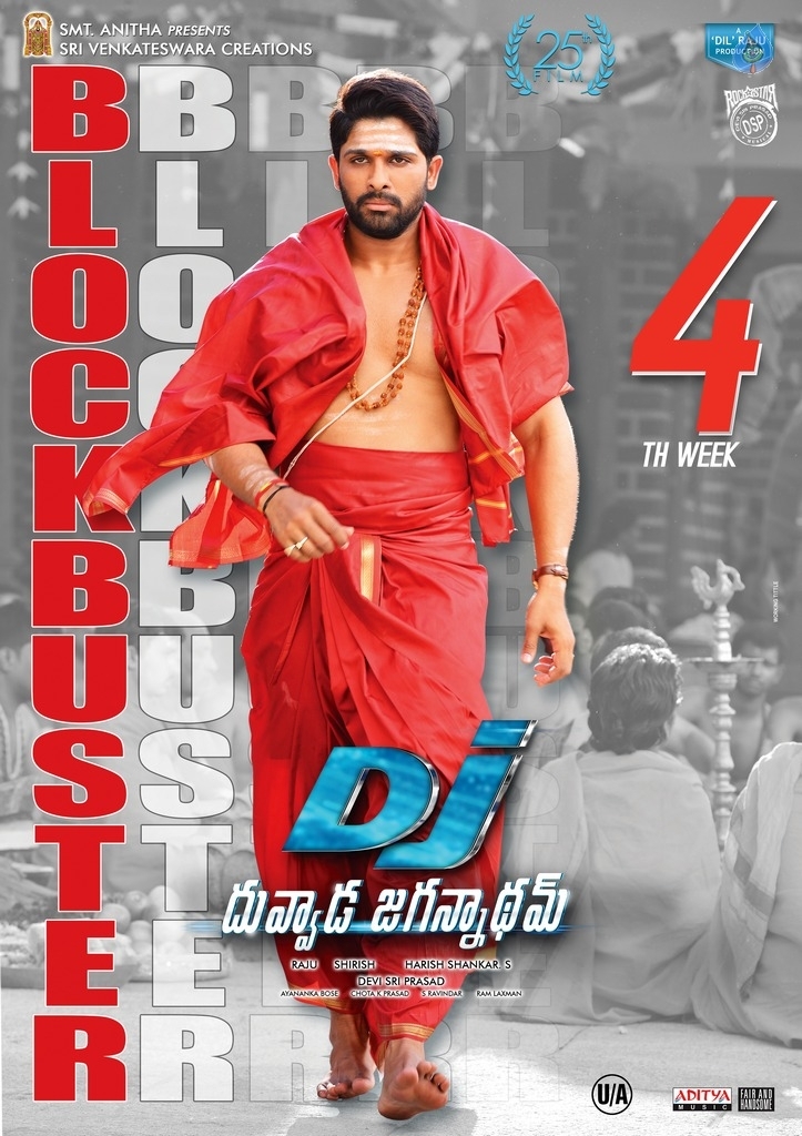 DJ Duvvada Jagannadham 4th Week Posters - 2 / 3 photos