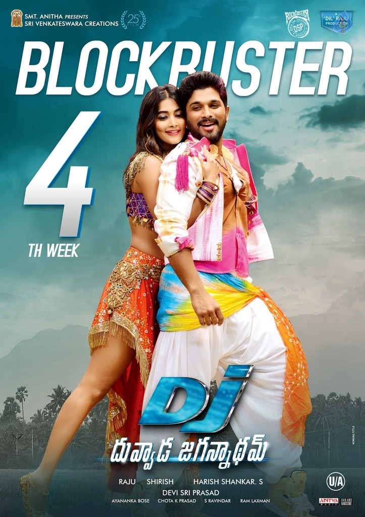 DJ Duvvada Jagannadham 4th Week Posters - 3 / 3 photos