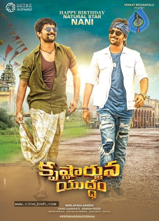 Krishnarjuna Yuddham Nani Birthday Poster - 1 / 1 photos
