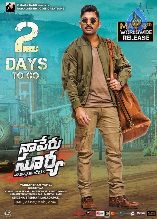 Naa Peru Surya 2 Days 2 go poster - 1 / 1 photos