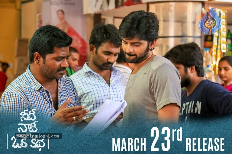 Needi Naadi Oke Katha Movie Making Posters - 10 / 10 photos