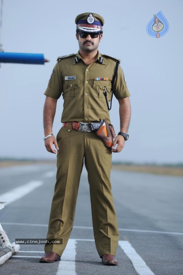 NTR in Police get up of Baadshah - 7 / 9 photos